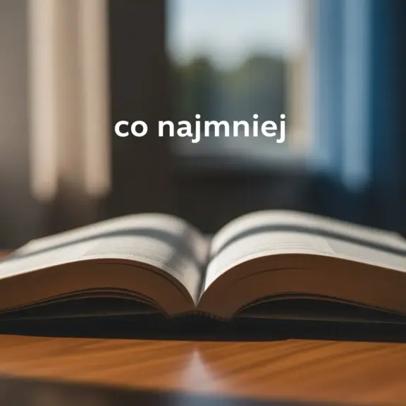Conajmniej Czy Co Najmniej?